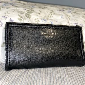 Black leather wallet